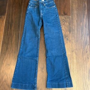 Everlane Dark Blue Flare Jeans